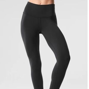 ALO Yoga 7/8 High Waist Airbrush Legging Black Size Small